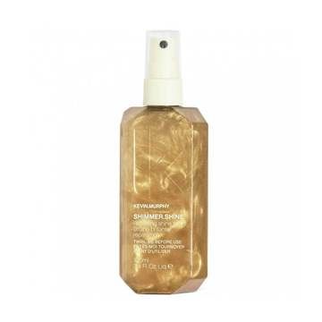 Kaat Schrauwen Shimmer.shine spray 100 ml met glans en glitters, helder in een sprayfles, ideaal voor haarshine en glans.